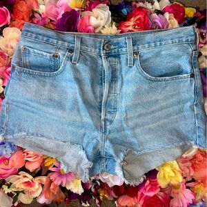 Levi 501 denim shorts